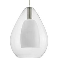 Carillon 1-Light Pendant in Brushed Nickel