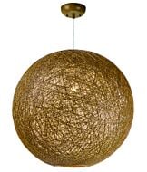 Maxim Lighting Bali 24 Inch Twine Pendant in Natural