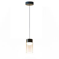 Highball 1-Light LED Mini Pendant in Gunmetal