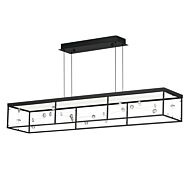 Entanglement 1-Light LED Linear Pendant in Black