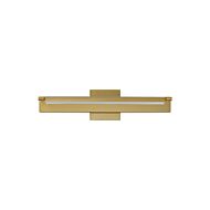 Bookkeeper 1-Light LED Wall Sconce in Natural Aged Brass