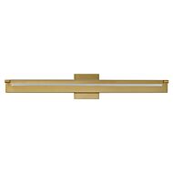 Bookkeeper 1-Light LED Wall Sconce in Natural Aged Brass