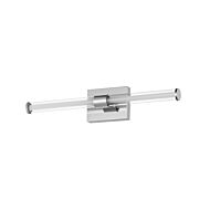 Fuse 1-Light LED Bathroom Vanity Light in Polished Chrome