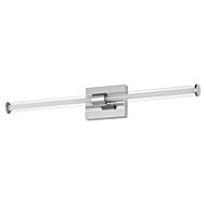 Fuse 1-Light LED Bathroom Vanity Light in Polished Chrome