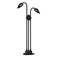 Marsh 3-Light LED Garden Light in Black