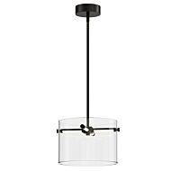 Polo 1-Light LED Pendant in Black