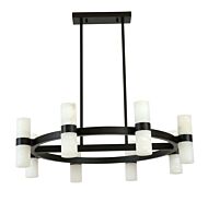 Luella 16-Light Pendant in Black