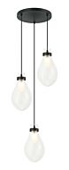 Three Light Pendant by Matteo Lighting