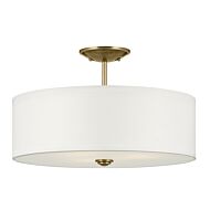 Three Light Semi Flush Mount by Kichler