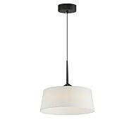 Paramount 1-Light LED Pendant in Black