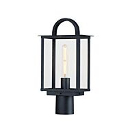 Manchester 1-Light Deck with Post Lantern in Black