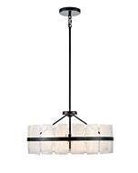 DVI Luna 3-Light Pendant in Ebony