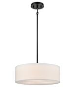 DVI Milan 2-Light Pendant in Ebony