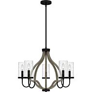 Five Light Chandelier by Quoizel