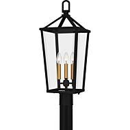 Three Light Outdoor Post Mount by Quoizel