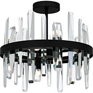 Eight Light Semi Flush Mount by Quoizel