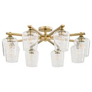 Eight Light Ceiling Mount by Quorum