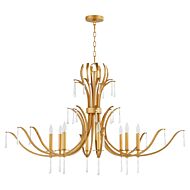 Eight Light Chandelier by Quorum