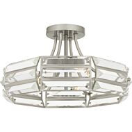 Four Light Semi Flush Mount by Quoizel