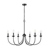 Six Light Chandelier by Millennium