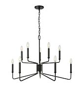 Ten Light Chandelier by Millennium