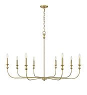 Eight Light Chandelier by Millennium