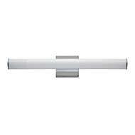 Rail 1-Light LED Bathroom Vanity Light Bar in Polished Chrome