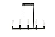 Noemi 8-Light LED Pendant in Black