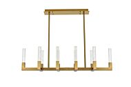 Noemi 10-Light LED Pendant in Satin Gold