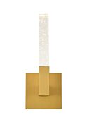 Noemi 1-Light LED Wall Sconce in Satin Gold