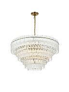 Emilia 10-Light Pendant in Satin Gold