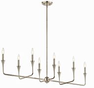 Eight Light Linear Chandelier by Kichler