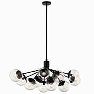 12 Light Linear Chandelier Convertible by Kichler