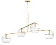 Four Light Chandelier by Visual Comfort Modern