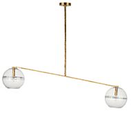 Two Light Chandelier by Visual Comfort Modern