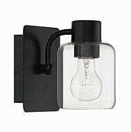 Rori 1-Light Wall Sconce in Flat Black