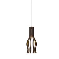 Balloon 1-Light Pendant in American Walnut