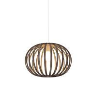 Balloon 1-Light Pendant in American Walnut