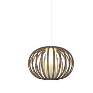 Balloon 1-Light Pendant in American Walnut