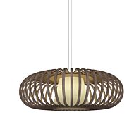 Balloon 1-Light Pendant in American Walnut