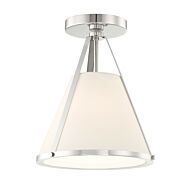 One Light Semi Flush Mount by Crystorama