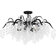 Six Light Semi-Flush Mount by Quoizel