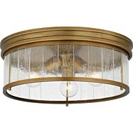 Three Light Flush Mount by Quoizel