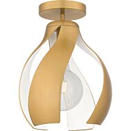 One Light Semi Flush Mount by Quoizel