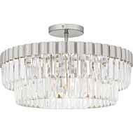 Four Light Semi Flush Mount by Quoizel