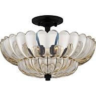 Four Light Semi Flush Mount by Quoizel