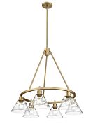 Six Light Chandelier by Golden