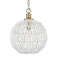 One Light Pendant by Golden