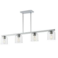 Four Light Linear Pendant by Maxim