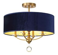 Four Light Semi Flush Mount by Minka-Lavery